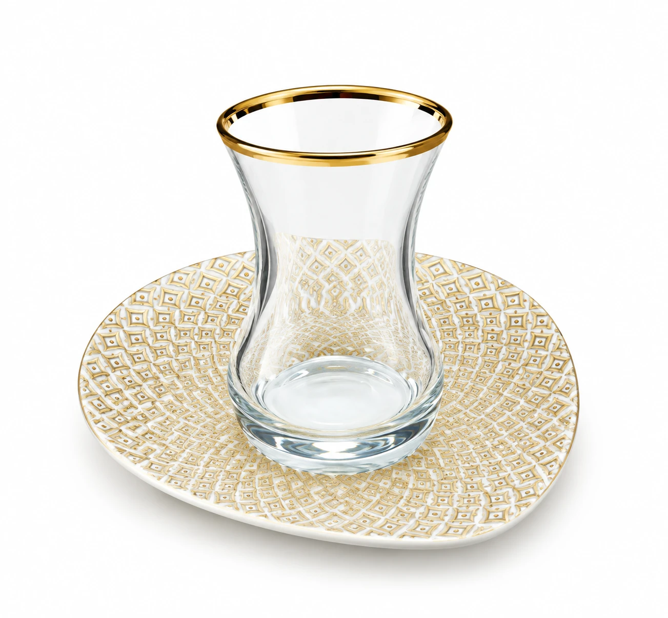 استکان نعلبکی اشکی کوبیک ریور Kubik Teardrop Saucer River