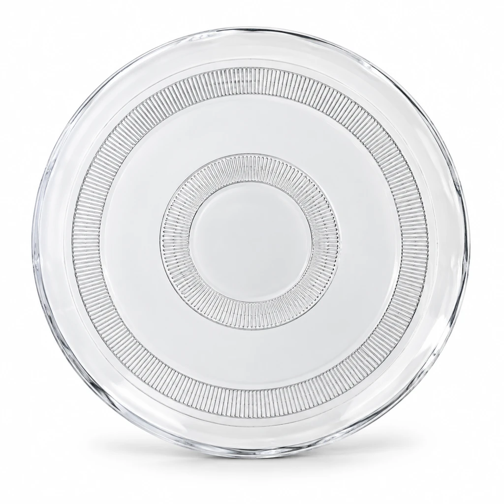 دیس گرد شیشه ای لیمون  Limon Round Glass Platter