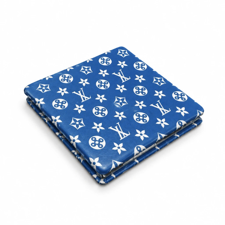 آینه جیبی طرح لویی ویتون Louis Vuitton-style pocket mirror