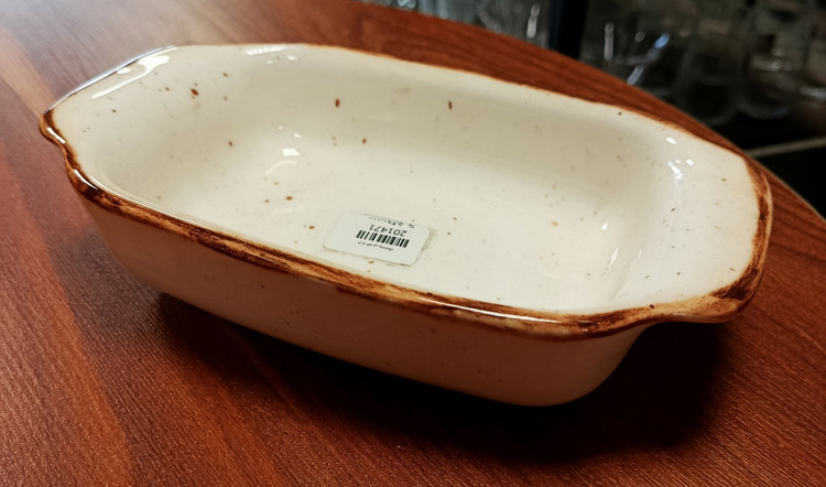 مرغ خوری روستیک سرامیک Rustic serving dish for chicken