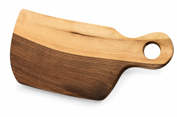 تخته سرو دسته دار چوبی دست ساز Handmade wooden serving board with a handle