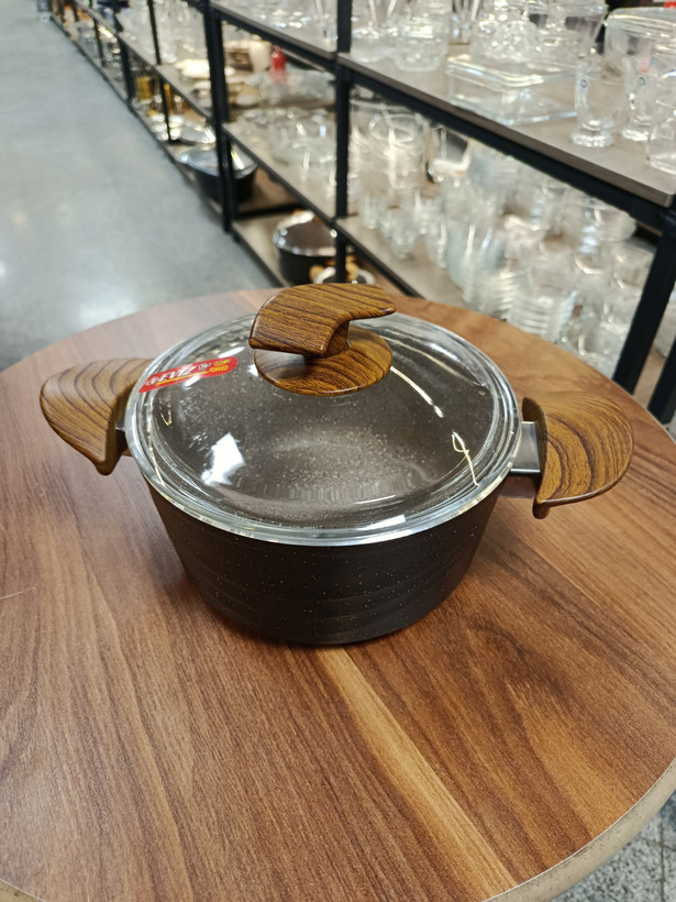 قابلمه المینیوم گرانیت اویز Aluminum Granite Pot with Hanging Handle
