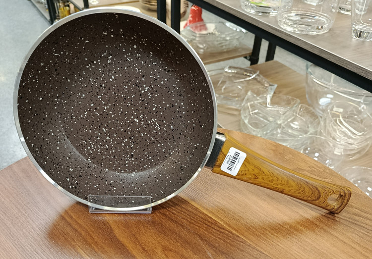 تابه المینیوم گرانیت اویز تکدست Single-handle aluminum-granite frying pan