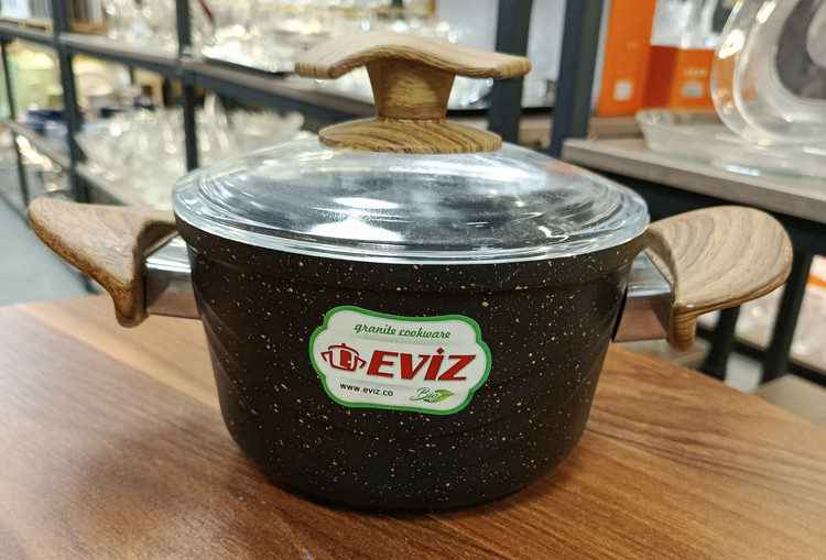 قابلمه المینیوم گرانیت اویز Aluminum Granite Pot with Hanging Handle