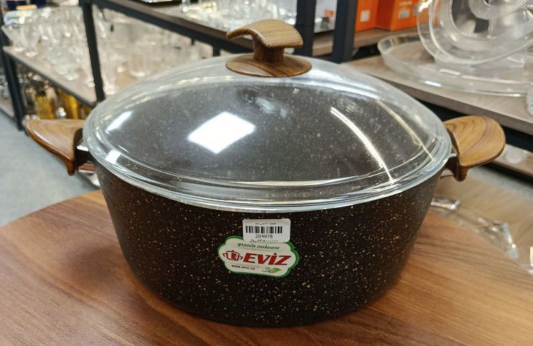 قابلمه المینیوم گرانیت اویز Aluminum Granite Pot with Hanging Handle