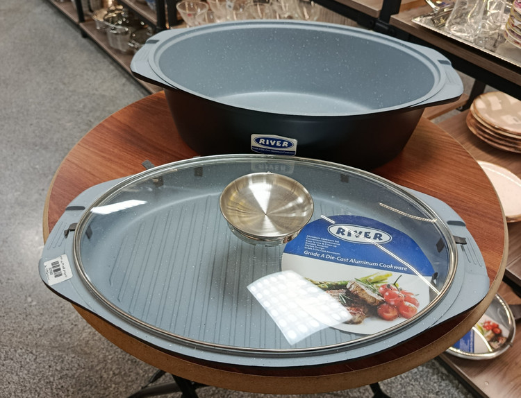 تابه مرغ و ماهی گرانیت و تفلون ریور River Granite and Teflon Chicken and Fish Pan