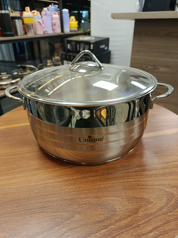 قابلمه استیل یونیک سایز 30 Unique Stainless Steel Pot