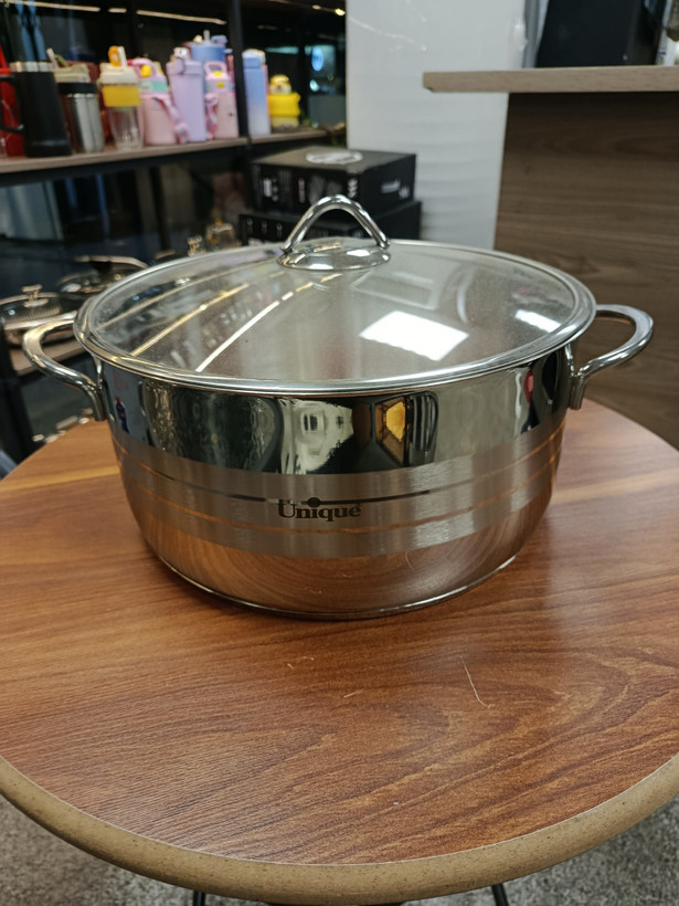 قابلمه استیل یونیک سایز 32 Unique Stainless Steel Pot