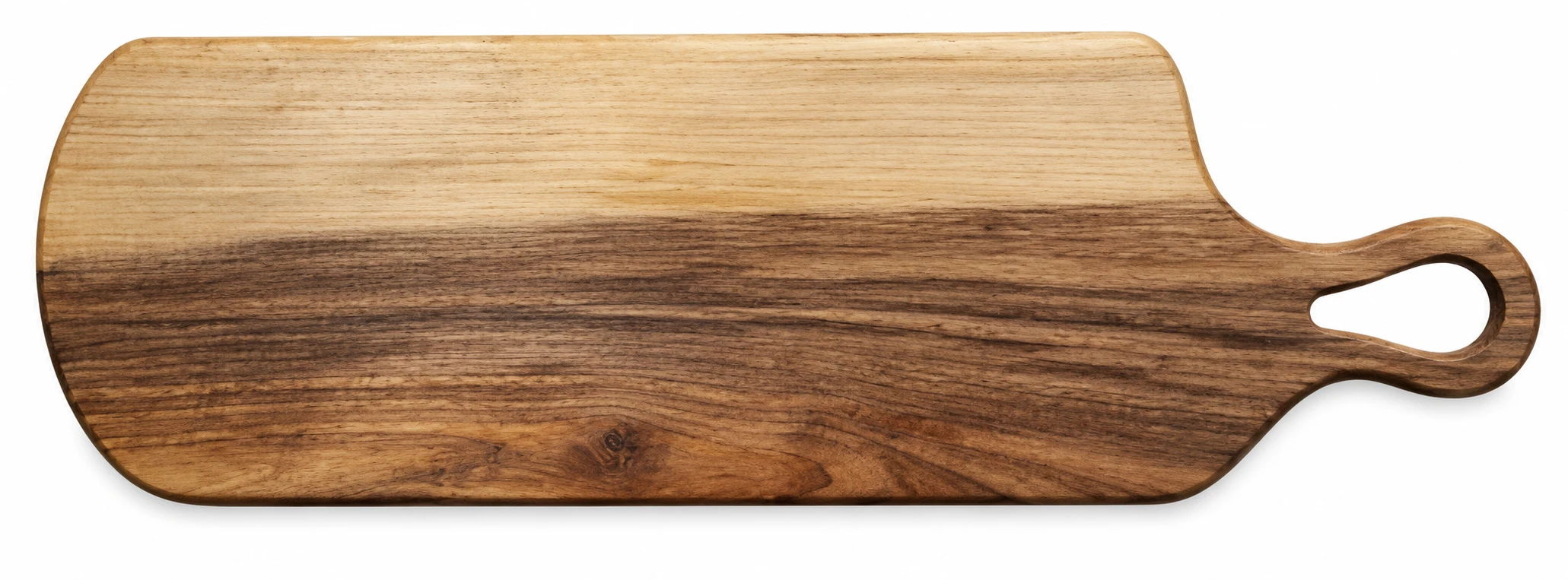 تخته سرو چوبی دست ساز دسته دار   Handmade wooden serving board with a handle