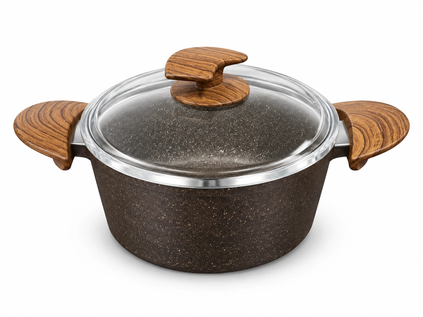 قابلمه المینیوم گرانیت اویز Aluminum Granite Pot with Hanging Handle