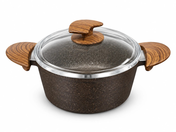 قابلمه المینیوم گرانیت اویز Aluminum Granite Pot with Hanging Handle