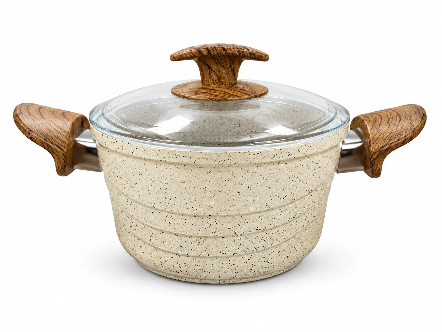 قابلمه المینیوم گرانیت اویز Aluminum Granite Pot with Hanging Handle
