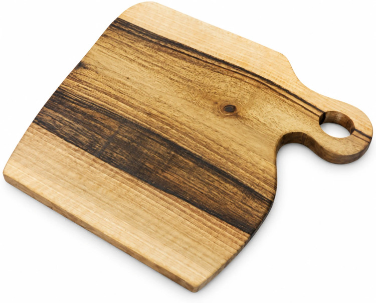 تخته سرو چوبی دست ساز دسته دار Handmade wooden serving board with a handle