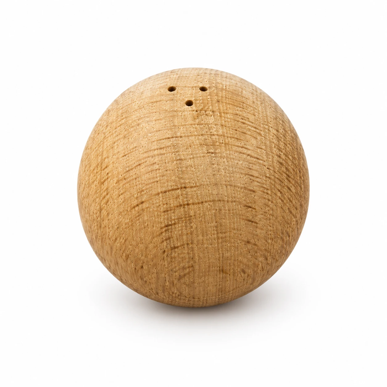 نمکدان چوب توت گرد  Round Mulberry Wood Salt Cellar