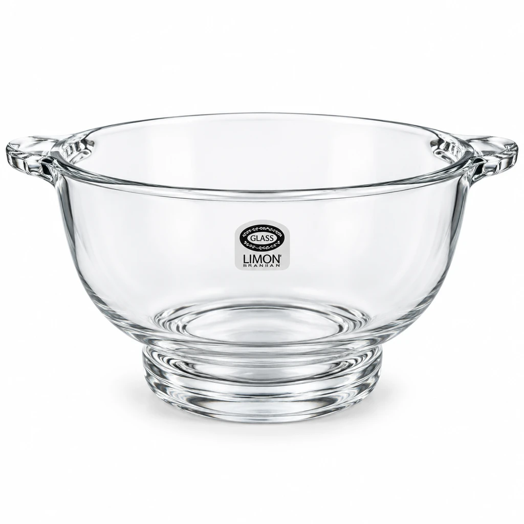 کاسه سوپ خوری شیشه ای لیمون بزرگ  Large Glass Soup Bowl by Limon