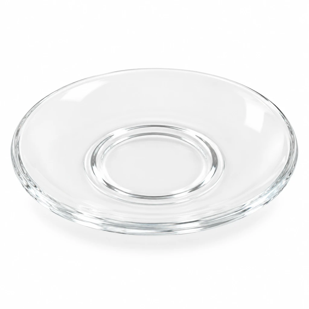 نعلبکی شیشه ای بلینگ مکس 6 عددی  Bling Max Glass Saucers (Set of 6)