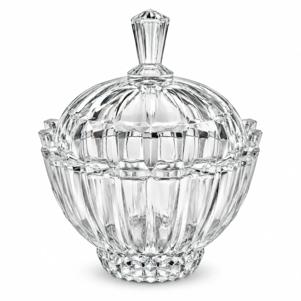 شکلات خوری شیشه ای برلین  Berlin Glass Candy Dish
